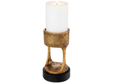 Eichholtz Bologna S Vintage Brass Candle Holder EIC114140