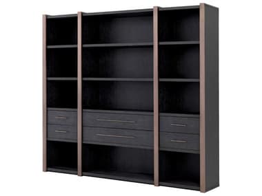 Eichholtz Canova Charcoal Grey Oak Veneer Cabinet EIC114219