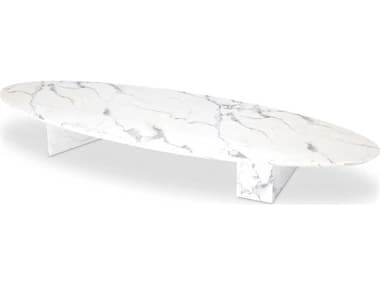 Eichholtz Aurore White Faux Marble Coffee Table EIC114397