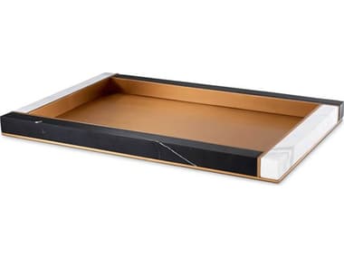 Eichholtz Farrell L Antique Brass Tray EIC114758