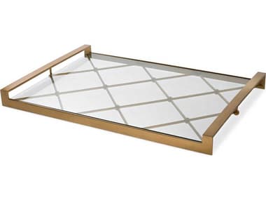 Eichholtz Goa Brushed Brass Tray EIC114765