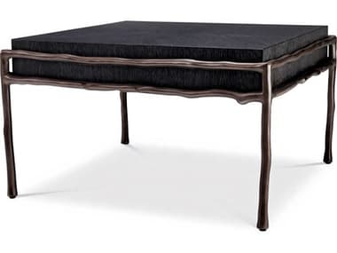 Eichholtz Premier Charcoal Grey Oak Veneer Side Table EIC114838