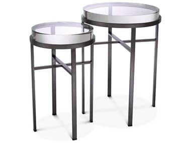 Eichholtz Hoxton Bronze Set of 2 Side Table EIC114911