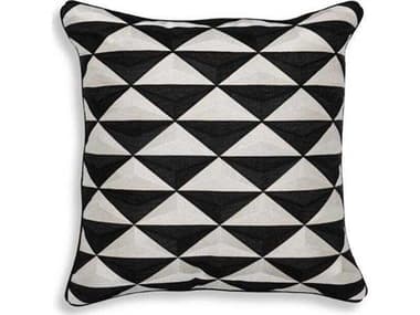 Eichholtz Mist Square Black White Cushion EIC115063