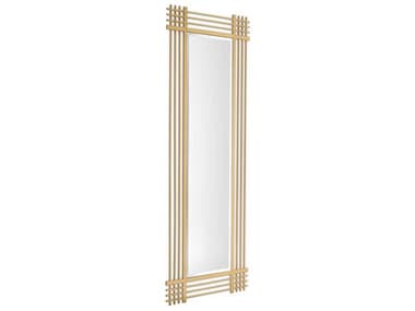 Eichholtz Pierce Rectangular Brushed Brass Mirror EIC115190