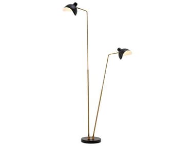 Eichholtz Asta Double Antique Brass Floor Lamp EIC115462UL