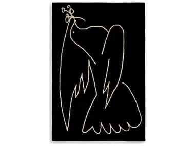 Eichholtz Piccione Black Off-White Rug EIC115521