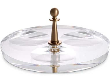 Eichholtz Krone Antique Brass Tray EIC115686