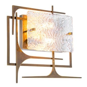 Eichholtz Zeno Antique Brass Wall Lamp EIC115841UL