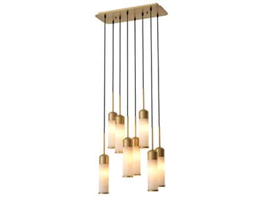 Eichholtz Eos Antique Brass Chandelier EIC115846UL