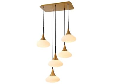 Eichholtz Duco L Antique Brass Chandelier EIC115855UL