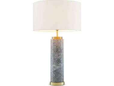 Eichholtz Lxry Grey Marble Incl Shade Table Lamp EIC115999UL
