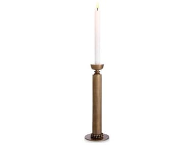 Eichholtz Le Dome Vintage Brass Candle Holder EIC116143