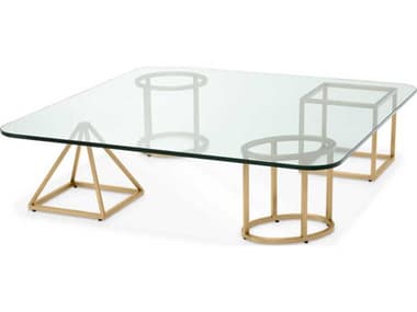 Eichholtz Speiser Brushed Brass Coffee Table EIC116386