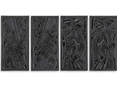 Eichholtz Senza Tempo Bronze Set of 4 Wall Object EIC116469