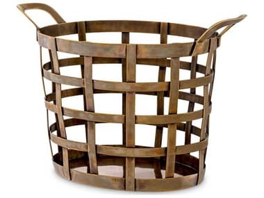 Eichholtz Vreeland Vintage Brass Basket EIC116550