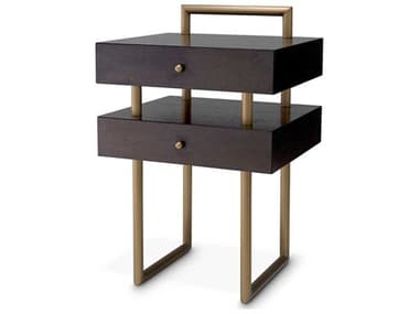 Eichholtz Bedini Brushed Brass Nightstand EIC116592