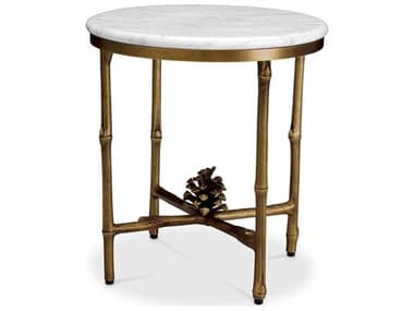 Eichholtz Pigna Vintage Brass Side Table EIC116853