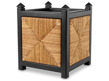 Eichholtz Aruba Classic Black Natural Sea Grass Planter EIC117351