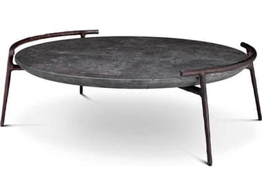Eichholtz Arca Grey Marble Bronze Coffee Table EIC117352