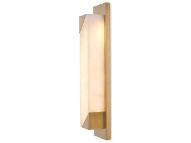 Eichholtz Scilla Antique Brass Alabaster Wall Lamp EIC117361UL