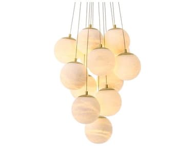 Eichholtz Sphinx Antique Brass Chandelier EIC117368UL