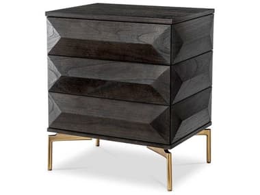 Eichholtz Denver Mocha Oak Veneer Nightstand EIC117399