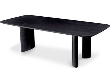Eichholtz Harmonie S Black Veneer Dining Table EIC117462