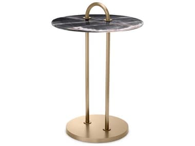 Eichholtz Zappa Black Marble Side Table EIC117493