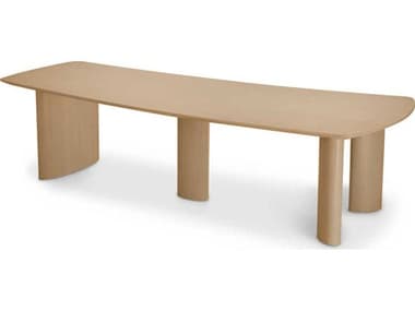 Eichholtz Bergman L Natural Oak Veneer Dining Table EIC117568