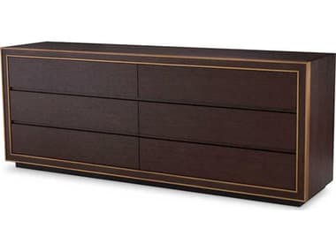 Eichholtz Dresser Camelot L Brown Oak Veneer Drawer EIC117693