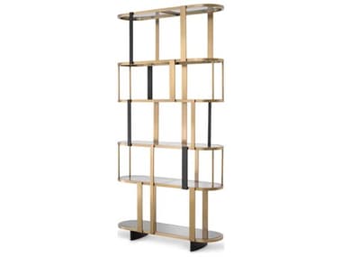Eichholtz Clio Round Brushed Brass Cabinet EIC117736