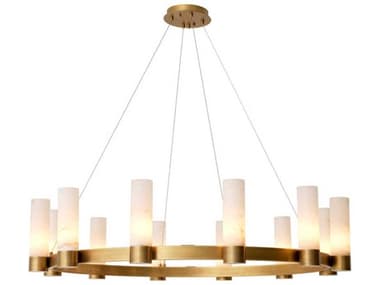 Eichholtz Castro Antique Brass Chandelier EIC117758UL