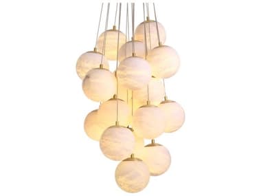 Eichholtz Sphinx L Antique Brass Chandelier EIC117840UL