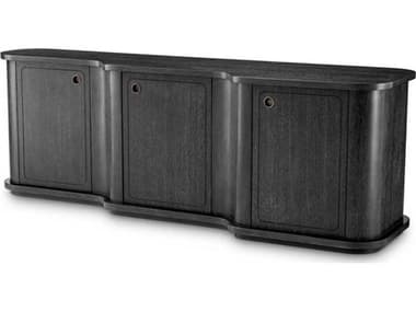 Eichholtz Caprioli Charcoal Grey Oak Veneer Dresser EIC117981