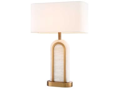 Eichholtz Palladio Alabaster Incl Shade Table Lamp EIC118164UL