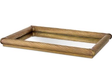 Eichholtz Salvi Rectangular S Vintage Brass Tray EIC118236