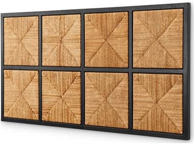 Eichholtz Aruba Classic Black Natural Seagrass Headboard EIC118285