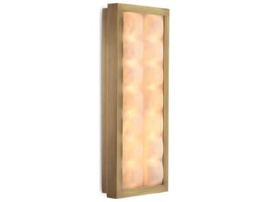 Eichholtz Cabildo Antique Brass Alabaster Wall Lamp EIC118292UL
