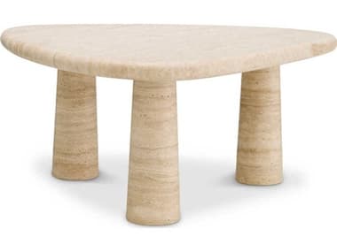 Eichholtz Larino L Travertine Side Table EIC118380