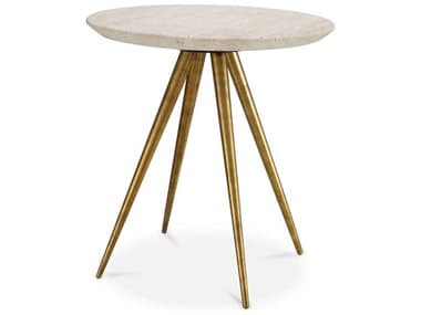 Eichholtz Ranco Travertine Side Table EIC118473