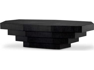 Eichholtz Vezio Charcoal Grey Oak Veneer Coffee Table EIC118531