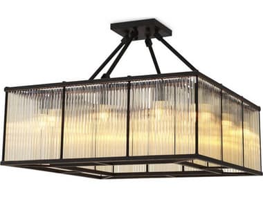Eichholtz Bernardi Square Bronze Highlight Ceiling Lamp EIC118575UL