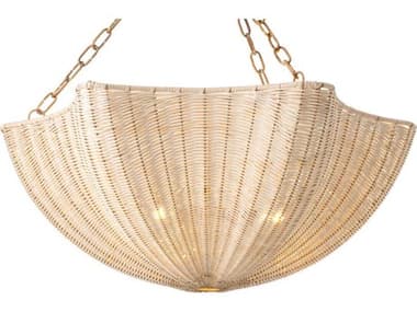 Eichholtz Los Palmos Natural Rattan Chandelier EIC118586UL