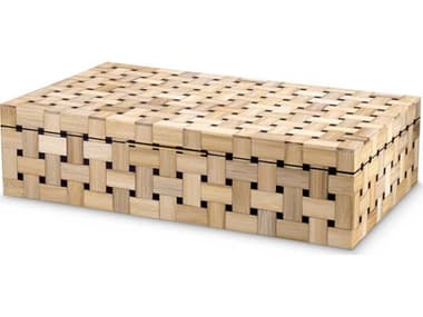 Eichholtz Girona Straw Marquetry Box EIC118592