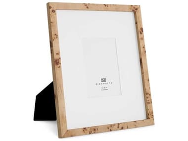 Eichholtz Braga L Light Brown Mappa Burl Veneer Picture Frame EIC118602