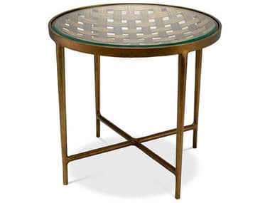 Eichholtz Sorrento Antique Brass Side Table EIC118700
