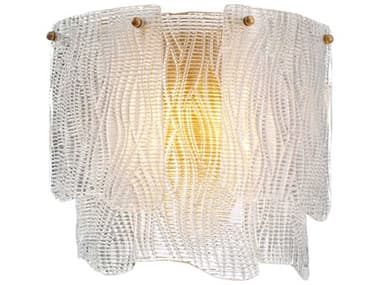 Eichholtz Asinara Clear Textured Glass Wall Lamp EIC118764UL