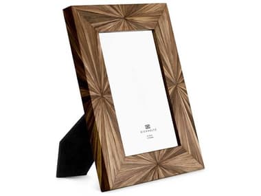Eichholtz Harvard S Straw Marquetry Brown Picture Frame EIC118931