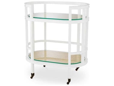 Eichholtz Bahamas Piano White Natural Cane Trolley EIC119113